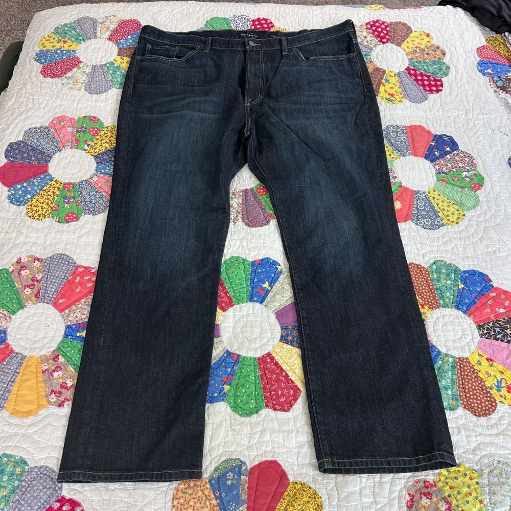 Lucky Brand 48x34 Dark Stretch Denim 410 Athletic Slim Mens Jeans
